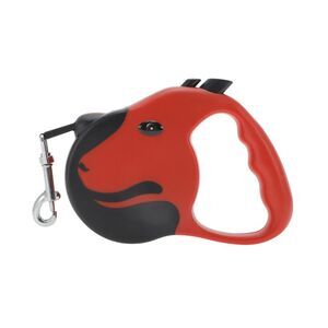 Dog Face Style Pet Leash 16.4ft Long Red
